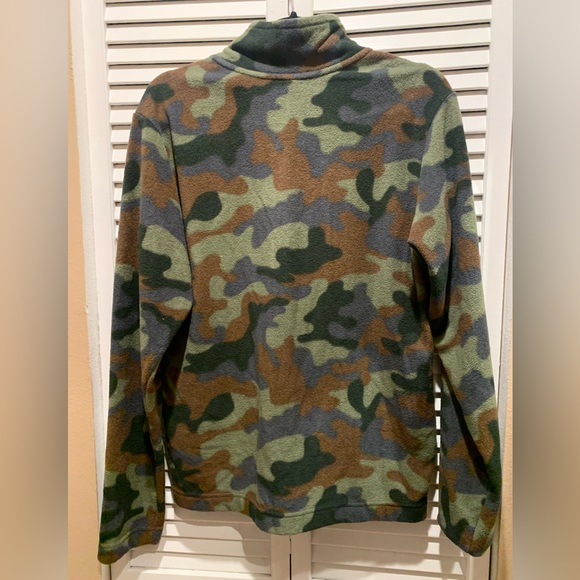 Land’s End Camo Zip Pull over size small - Picture 3 of 3